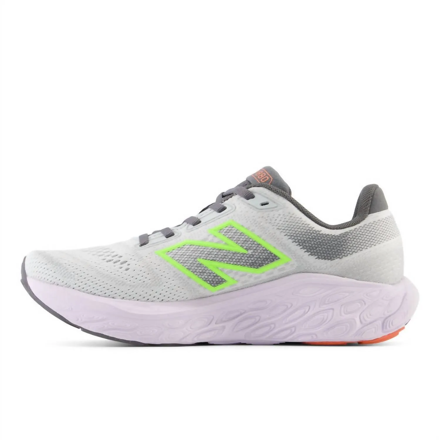 Women's 880 V14 Running Sneakers In Grey Matter With Taro And Bleached Lime Glo