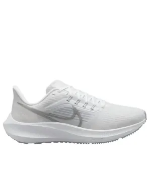 Women's Air Zoom Pegasus 39 Sneakers In White/metallic Silver/pure Platinum