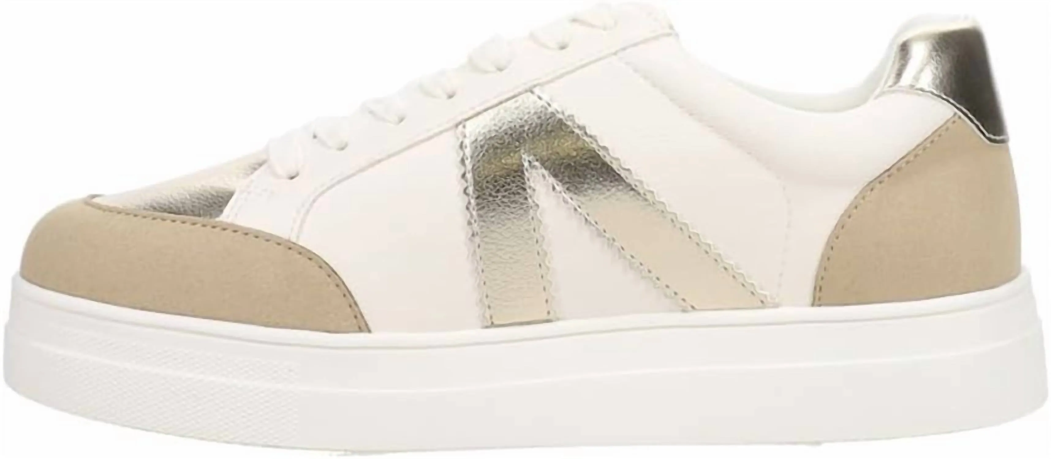 Women's Astra Sneaker In White/gold
