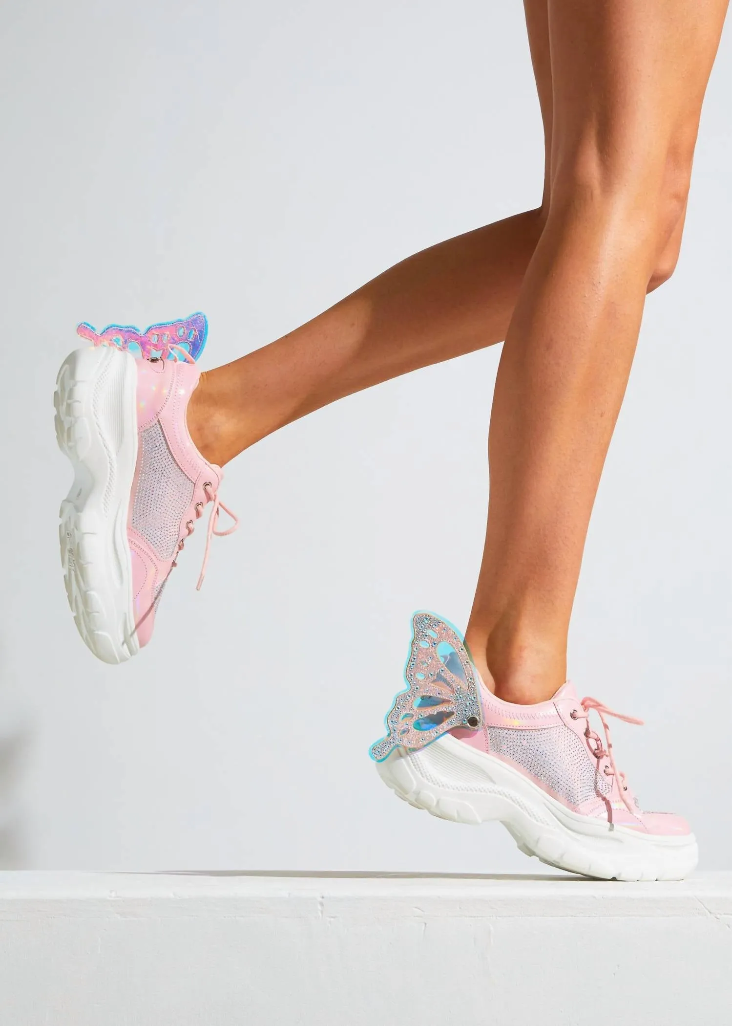 Women's Aurora Trainer Shoes In Pink/white