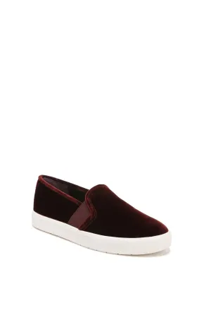 Women's Blair Velvet Sneakers In Pinot