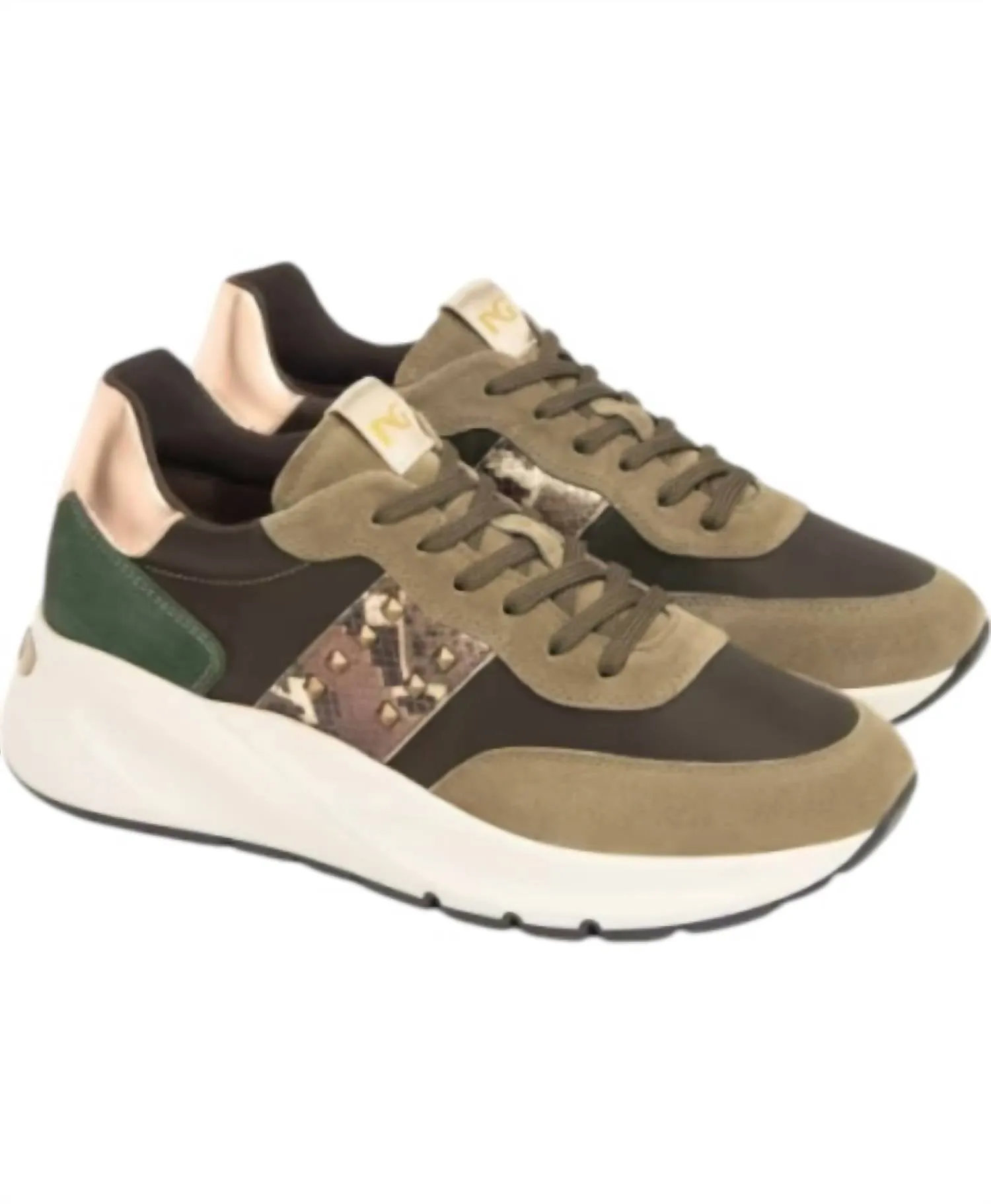 Women's Bomber Verdone Sneakers In Velour Stone