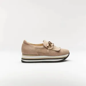 Women's Carly Platform Sneaker In Taupe