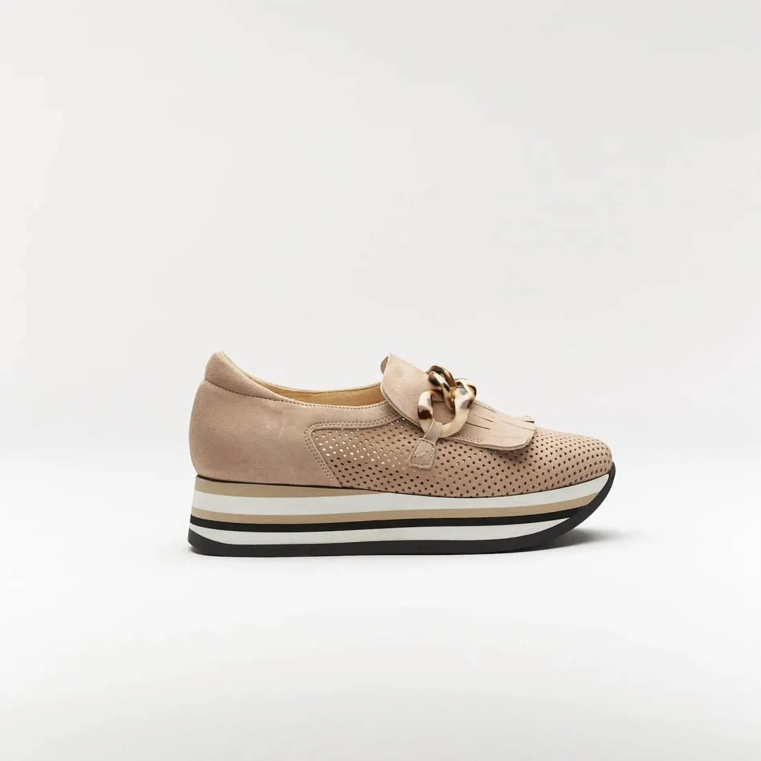 Women's Carly Platform Sneaker In Taupe
