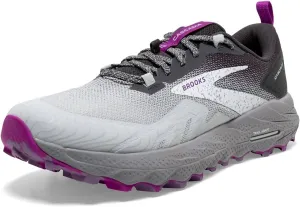 Women's Cascadia 17 Trail Running Shoe In Oyster/blackened Pearl/purple
