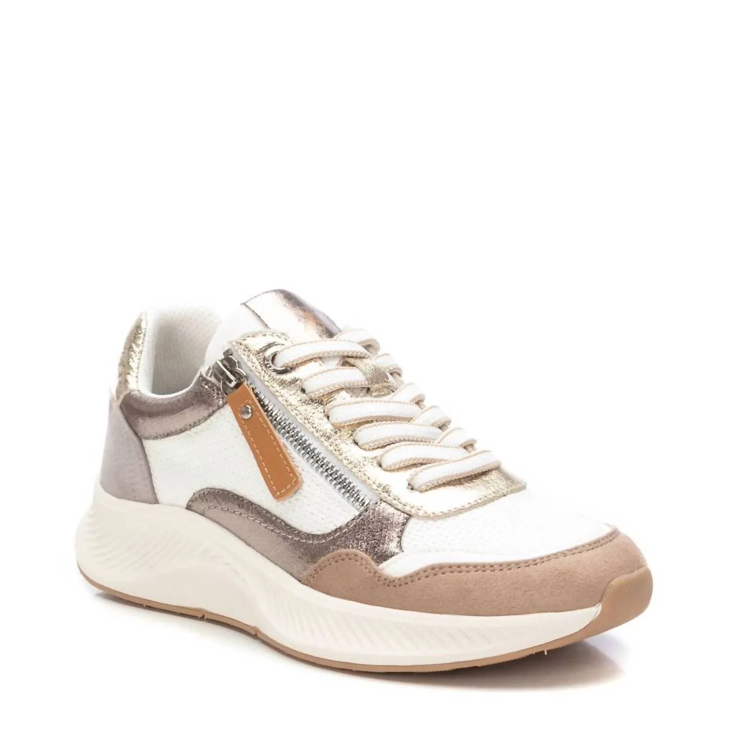 Women's Casual Fashion Sneakers In Beige