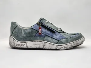 Women's Casual Leather Shoes In Blue