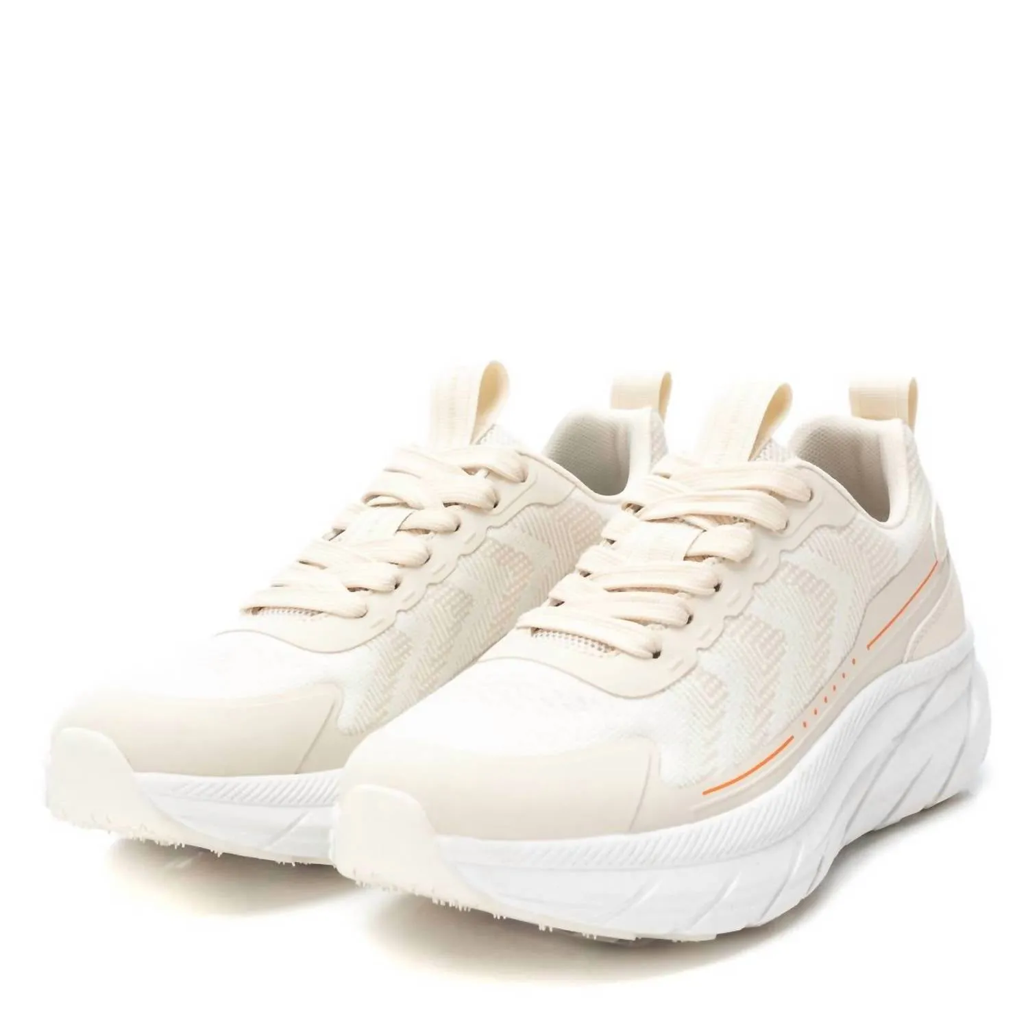 Women's Casual Sneakers In Beige