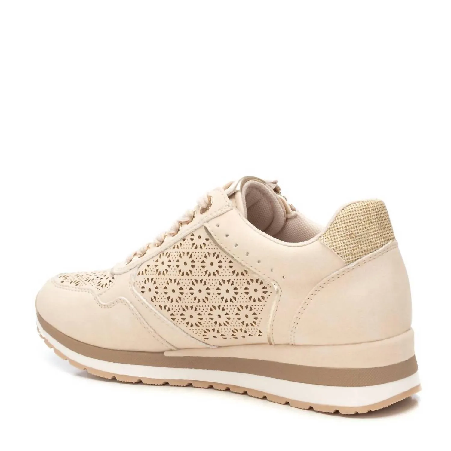 Women's Casual Sneakers In Beige