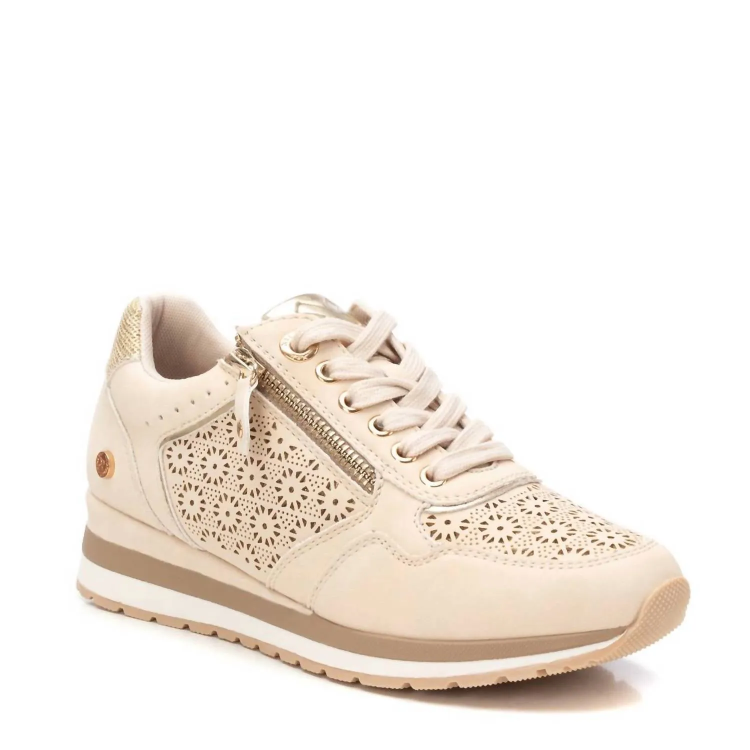 Women's Casual Sneakers In Beige