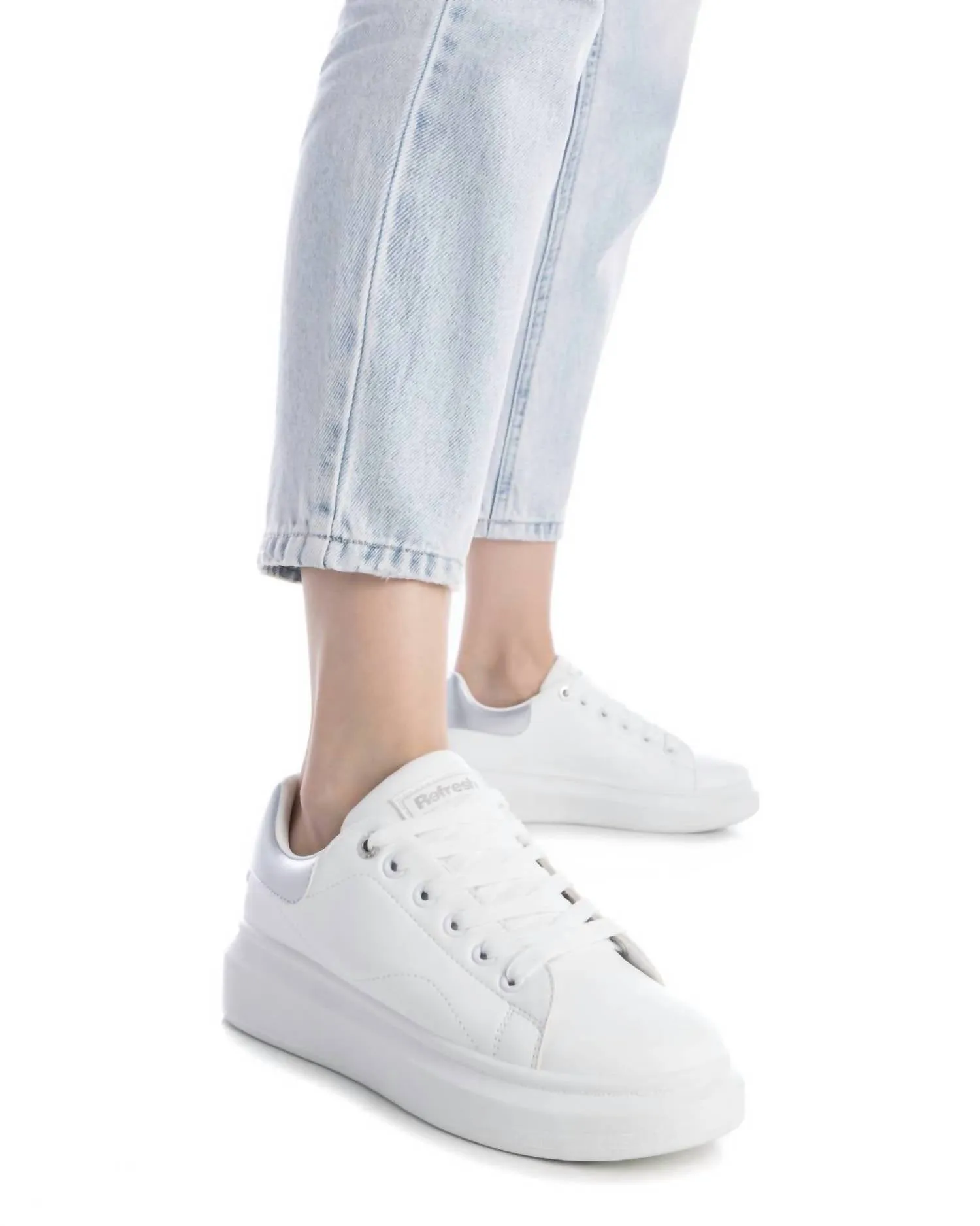 Women's Casual Sneakers In Silver