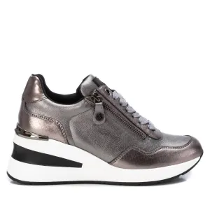 Women's Casual Wedge Sneakers In Silver