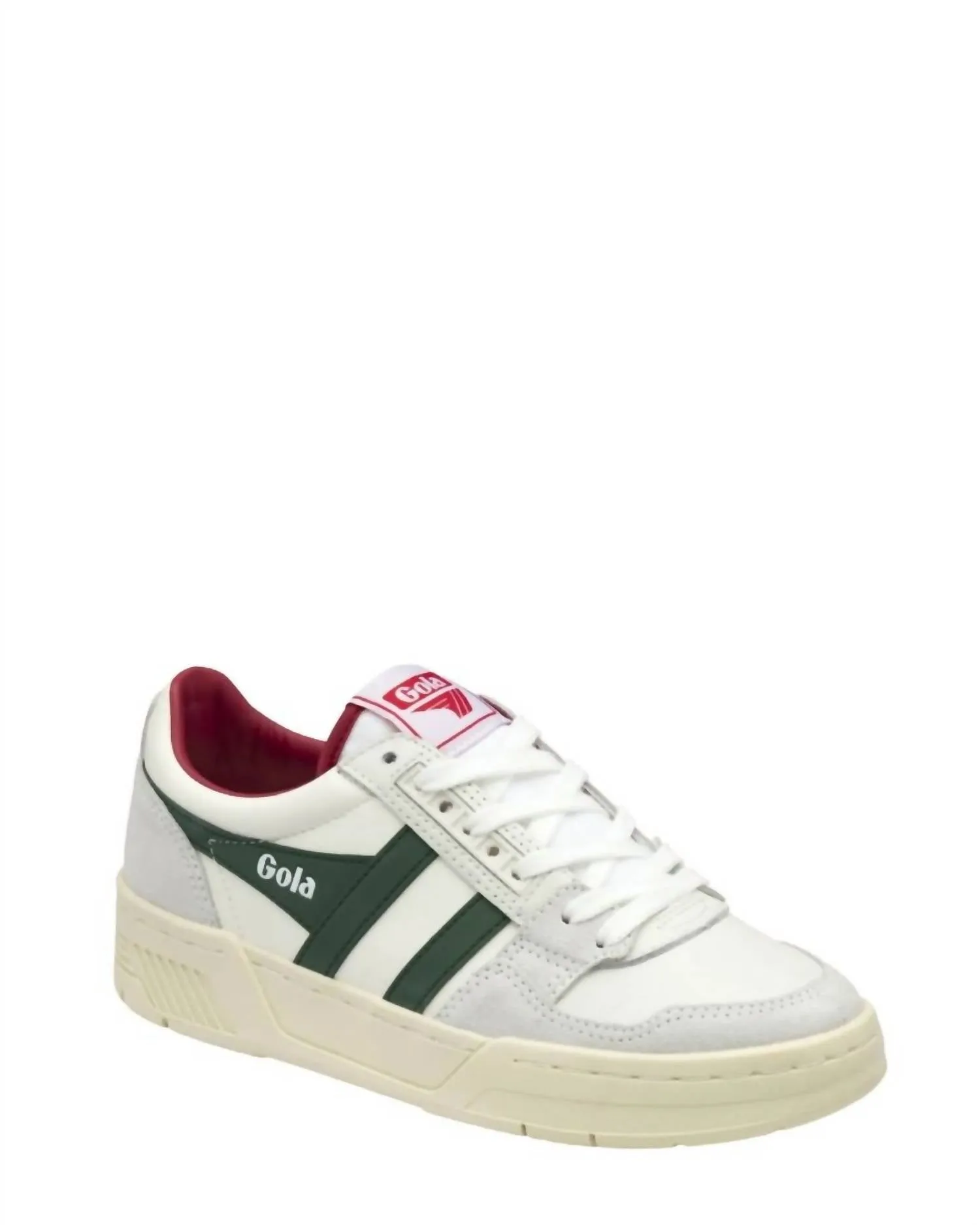 Women's Challenge '84 Sneakers In White/evergreen/raspberry