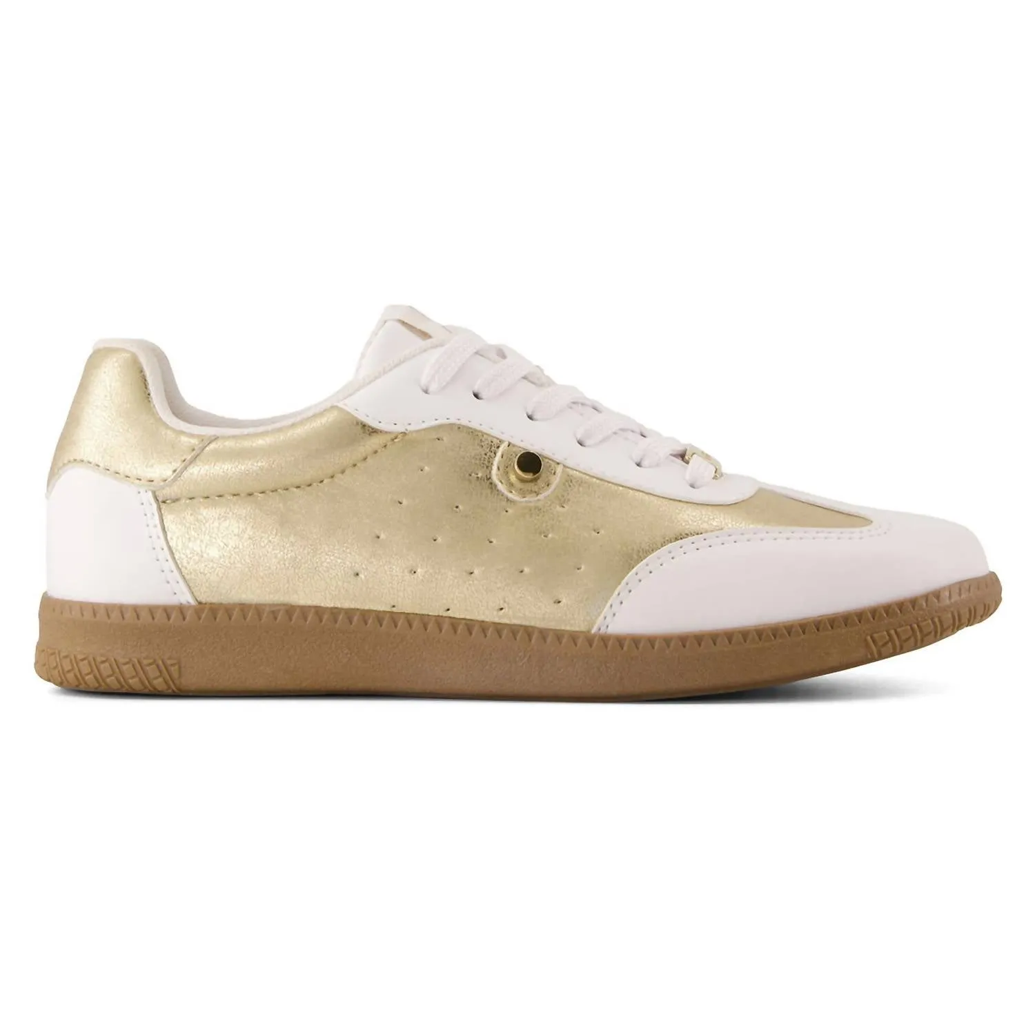 Women's Comfort Casual Sneakers In Gold
