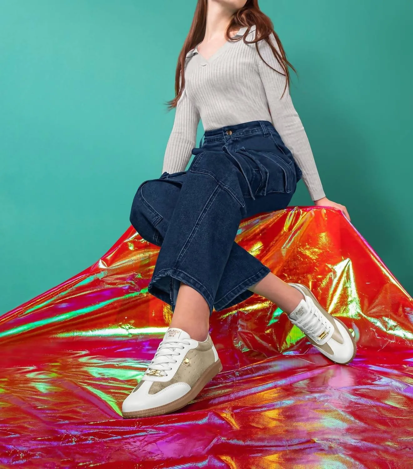 Women's Comfort Casual Sneakers In Gold