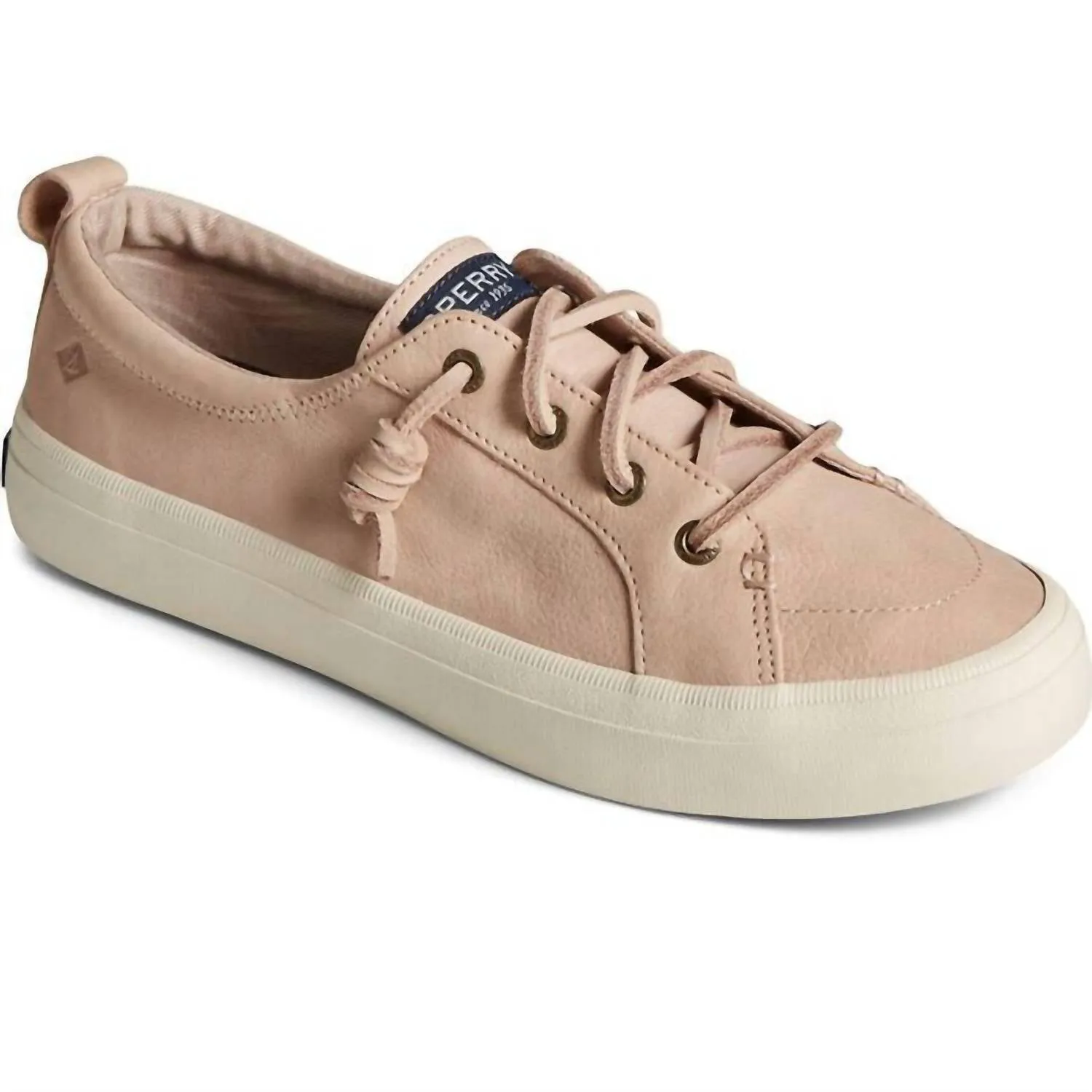 Women's Crest Vibe Tumbled Leather Sneaker In Rose