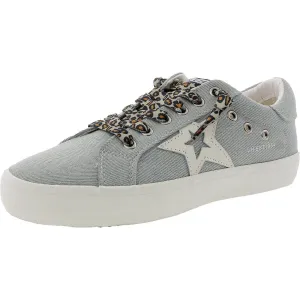 Womens Distressed Leather Casual And Fashion Sneakers