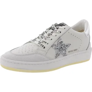 Womens Distressed Leather Casual And Fashion Sneakers