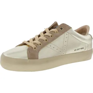 Womens Distressed Leather Casual And Fashion Sneakers