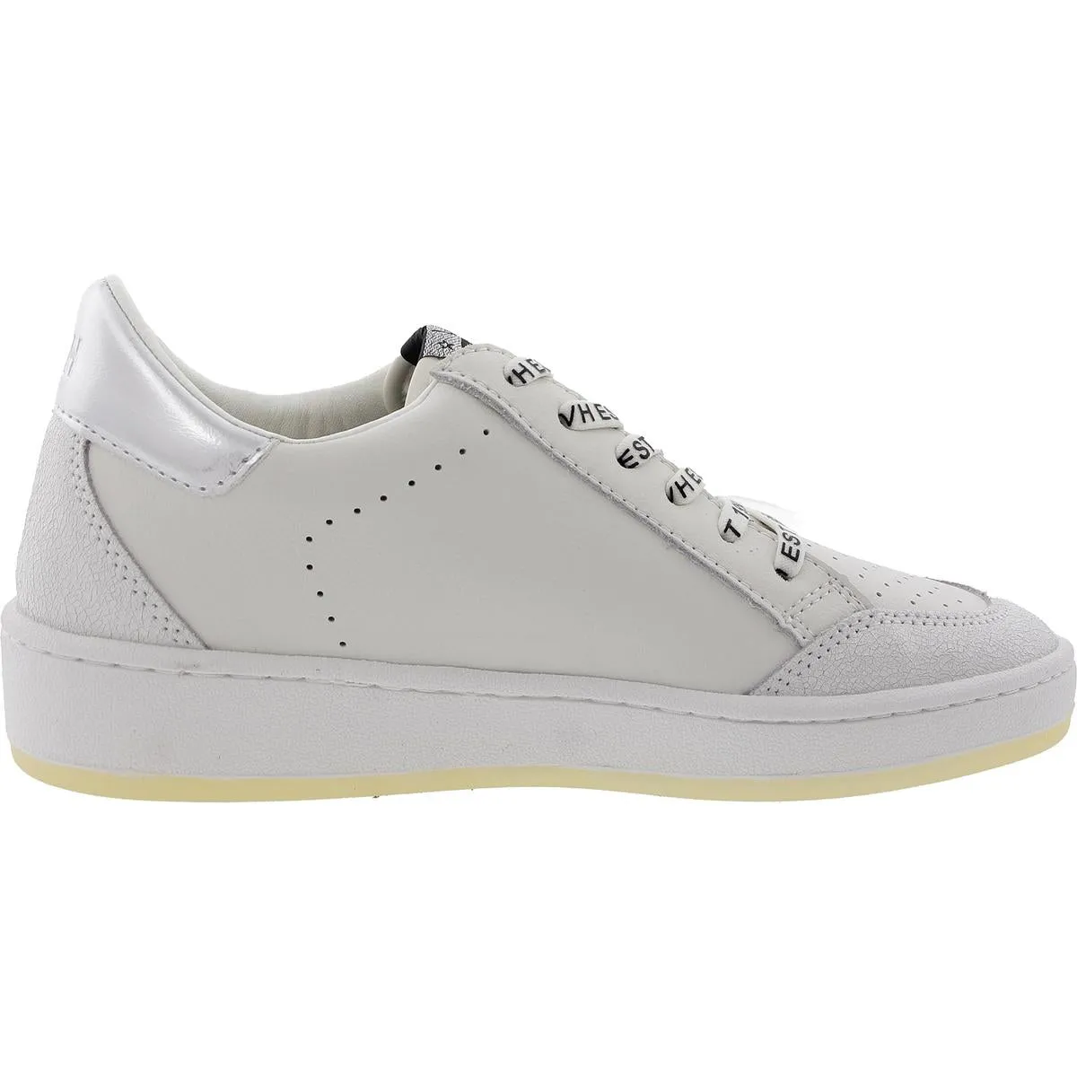Womens Distressed Leather Casual And Fashion Sneakers