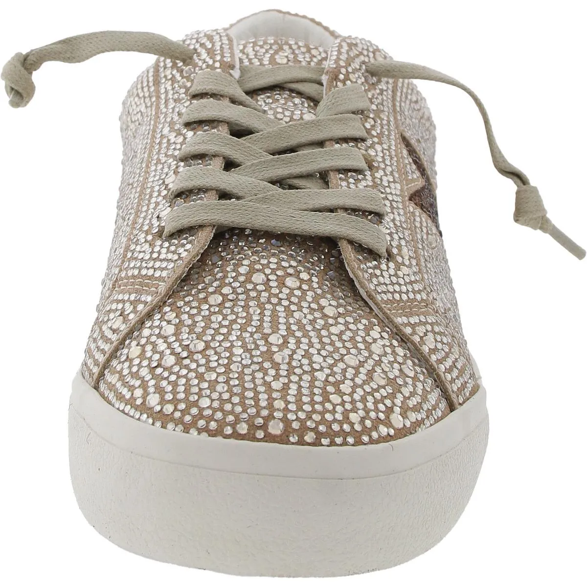 Womens Distressed Leather Casual And Fashion Sneakers