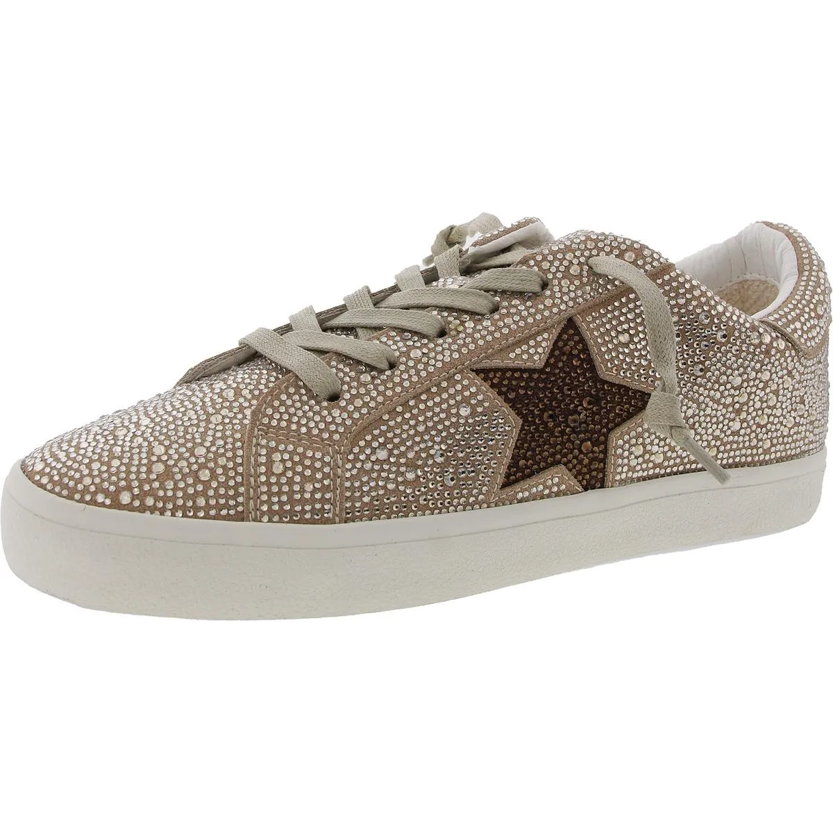 Womens Distressed Leather Casual And Fashion Sneakers
