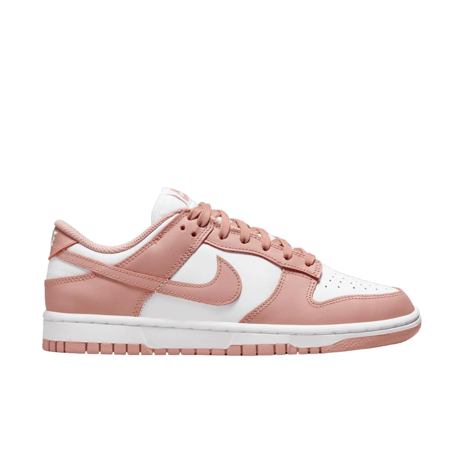 Women's Dunk Low Whisper Sneaker In White,pink