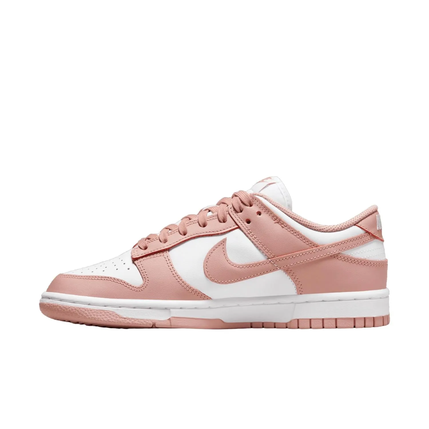 Women's Dunk Low Whisper Sneaker In White,pink
