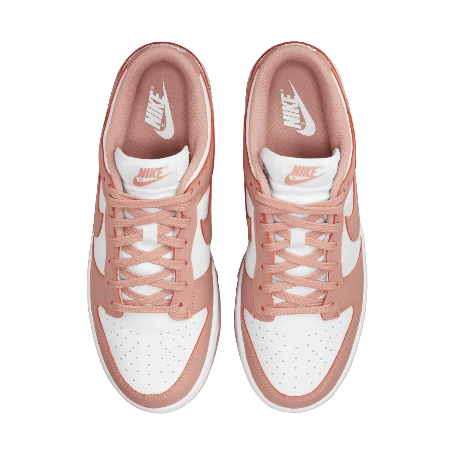 Women's Dunk Low Whisper Sneaker In White,pink