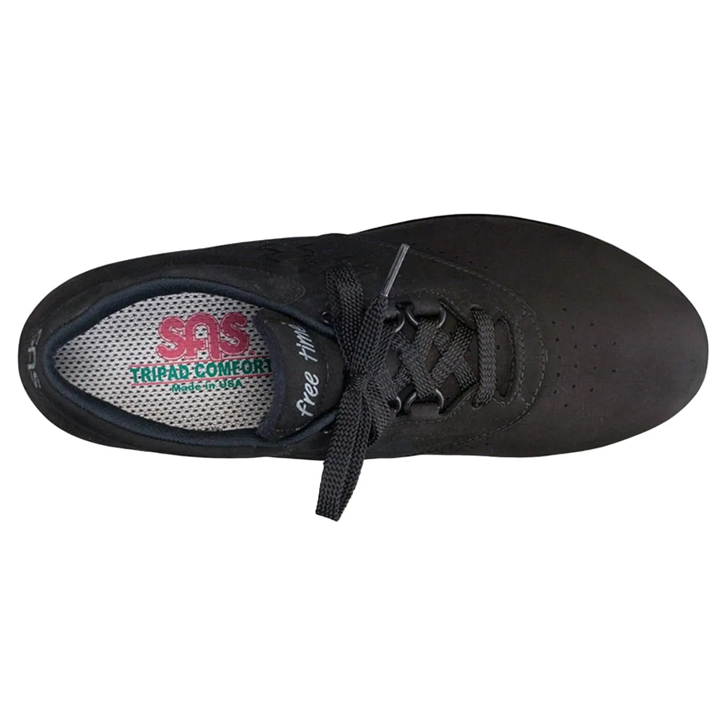 Women's Freetime Nubuck Walking Sneakers - Slim Width In Charcoal