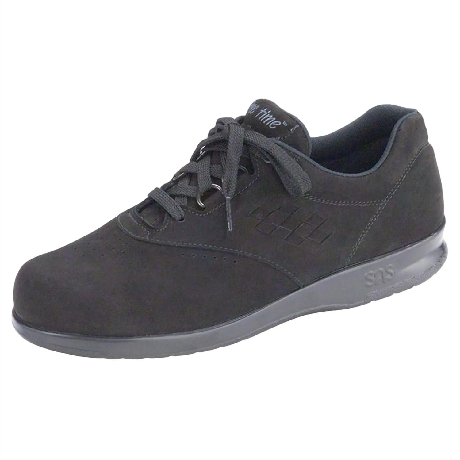 Women's Freetime Nubuck Walking Sneakers - Slim Width In Charcoal