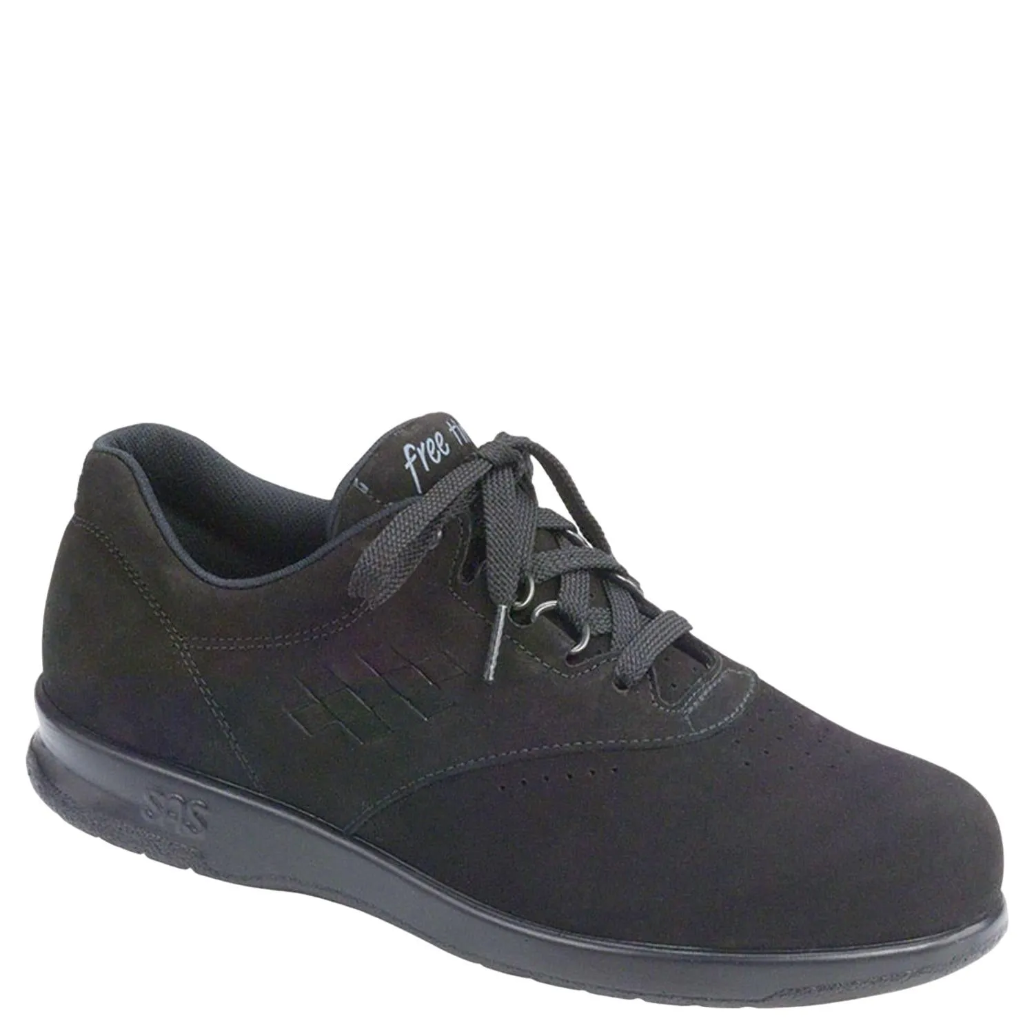 Women's Freetime Nubuck Walking Sneakers - Slim Width In Charcoal