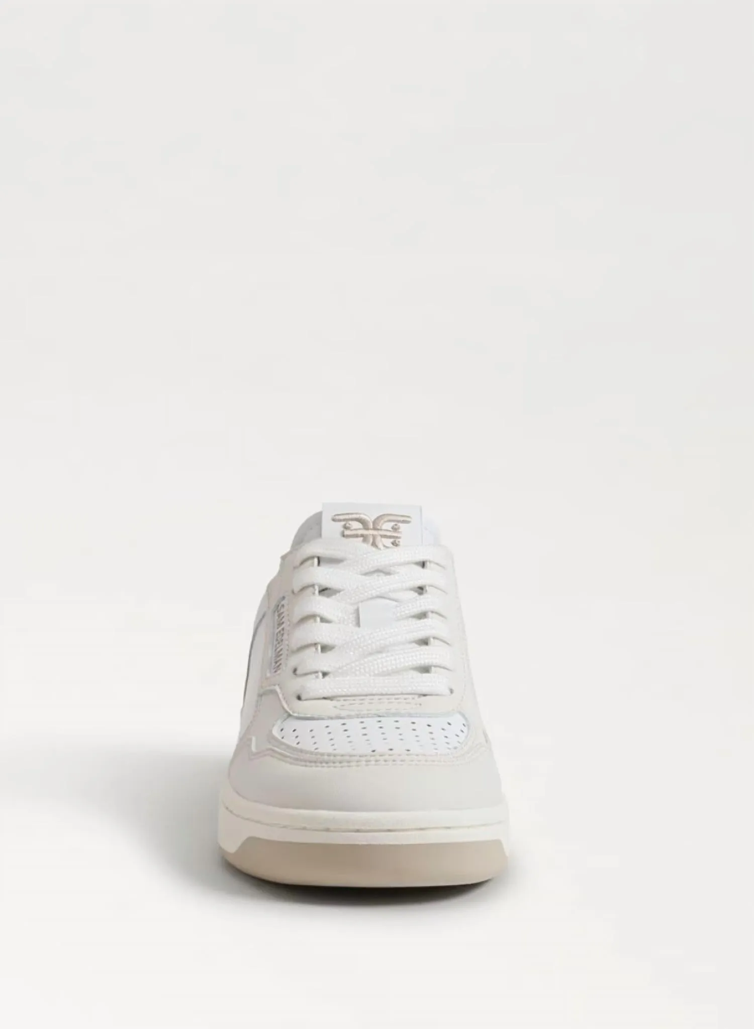 Women's Harper Leather Sneaker In White Sugar Leather