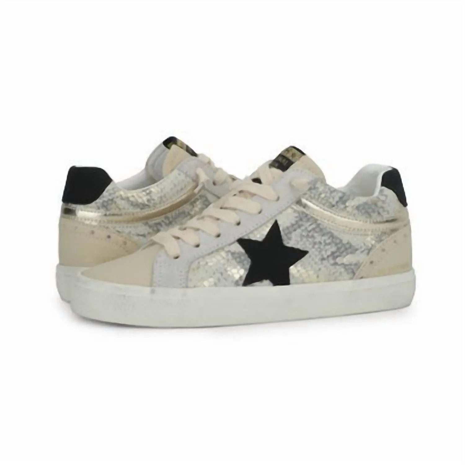 Women's High Top Sneaker In Snake Multi