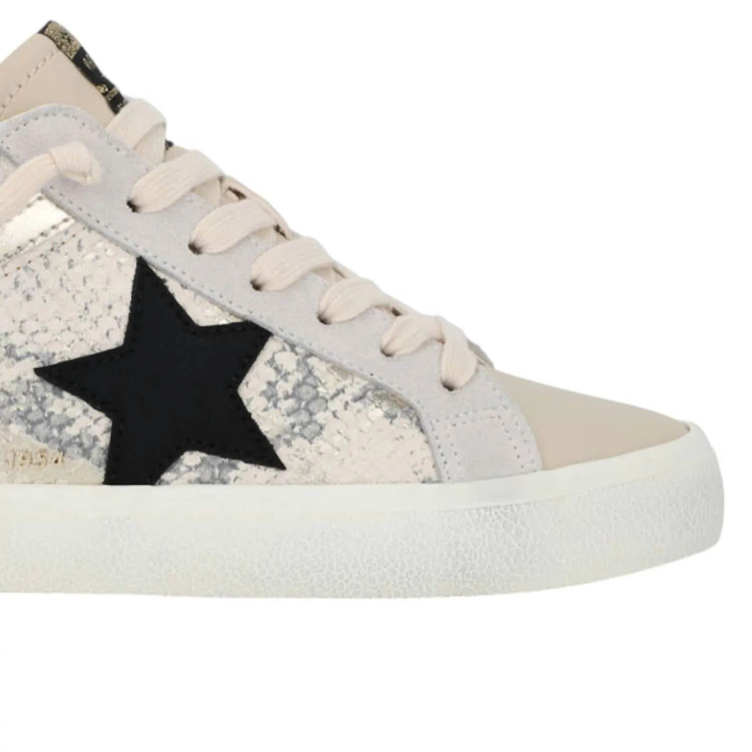 Women's High Top Sneaker In Snake Multi