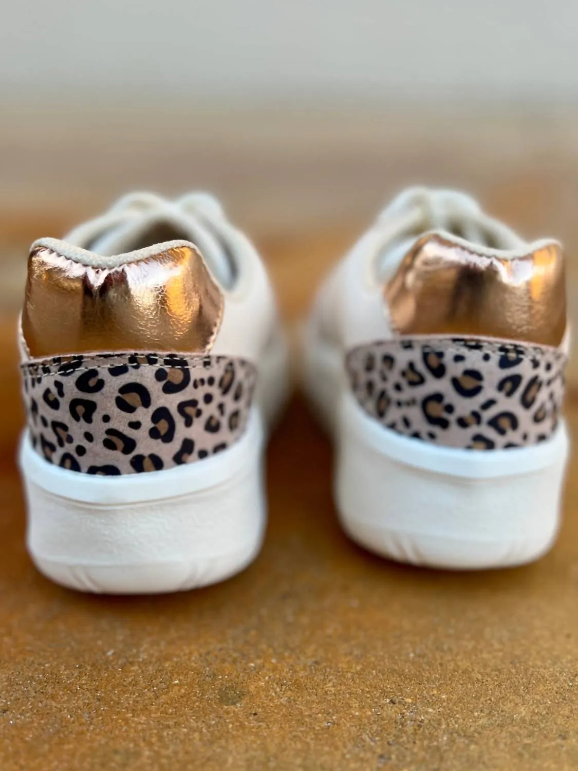 Women's Ivy Leopard Sneakers In Nude