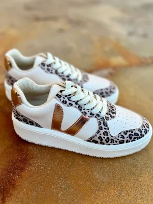 Women's Ivy Leopard Sneakers In Nude