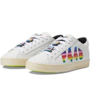Women's John Trainers Sneakers In Pride White
