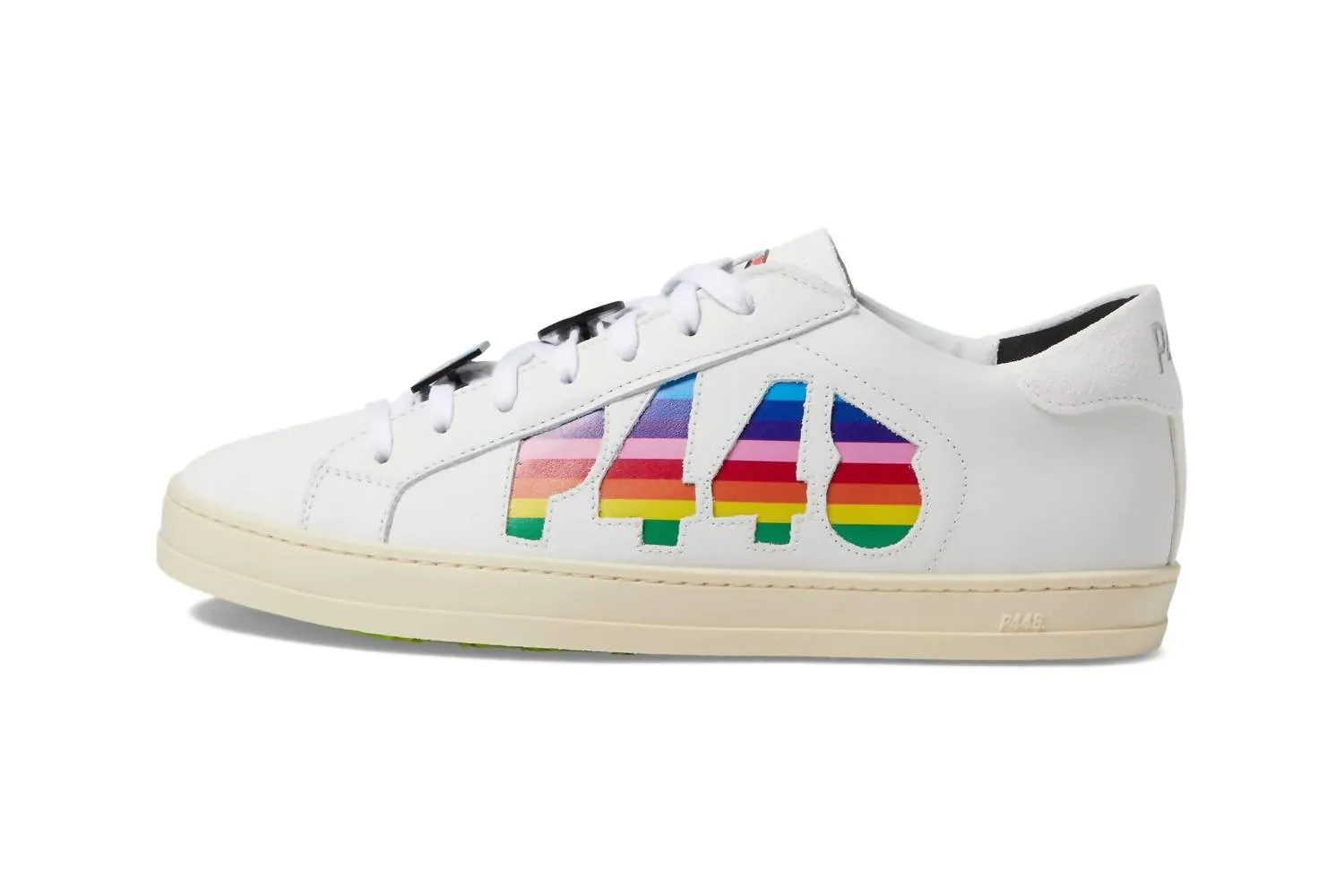 Women's John Trainers Sneakers In Pride White