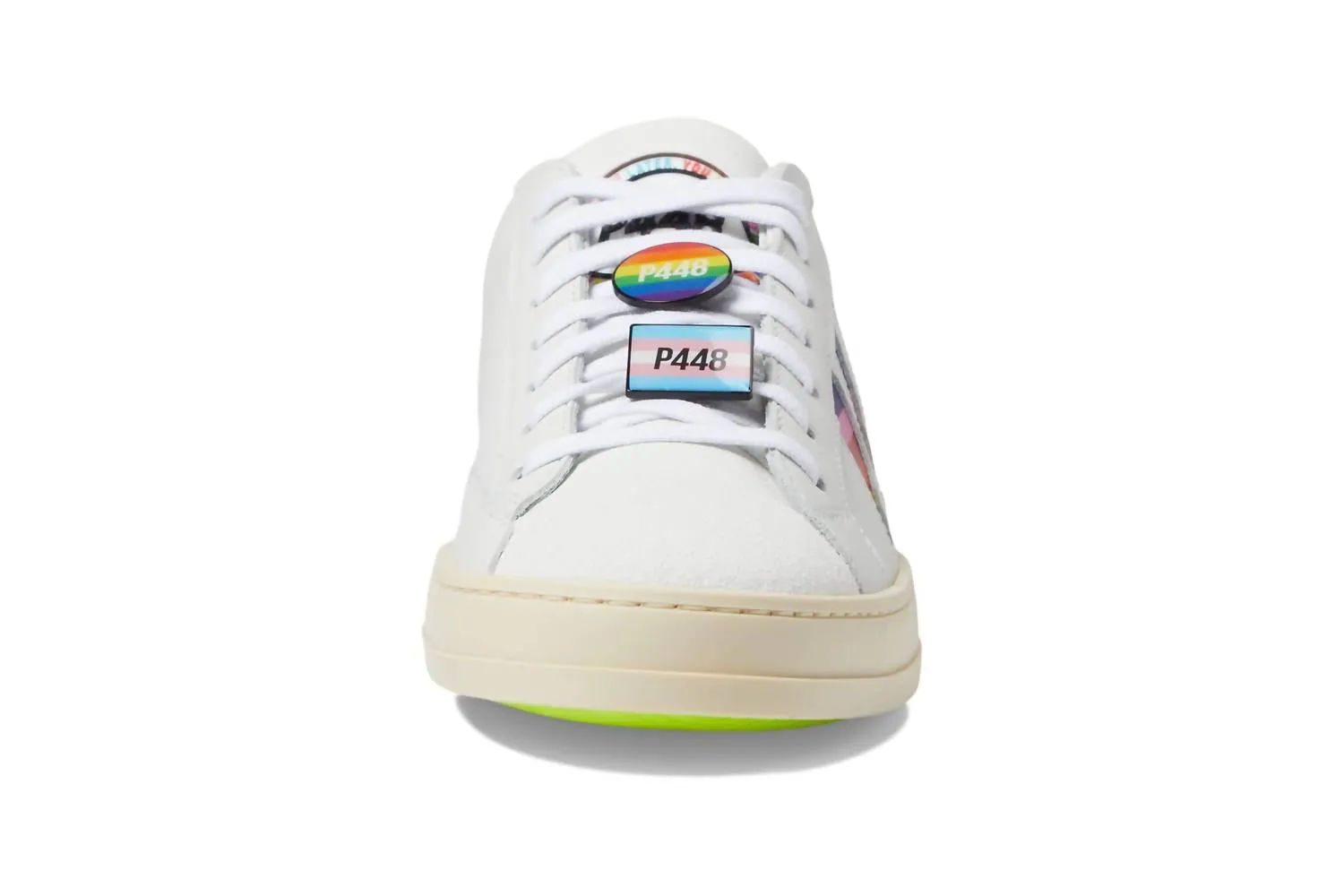 Women's John Trainers Sneakers In Pride White