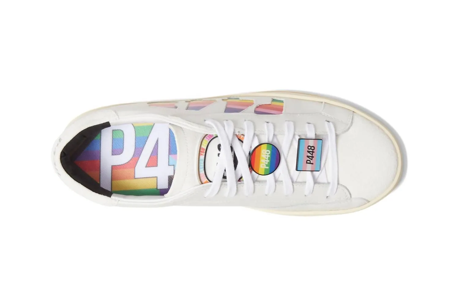 Women's John Trainers Sneakers In Pride White