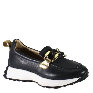Women's Kind Words Loafer Sneaker In Black/gold