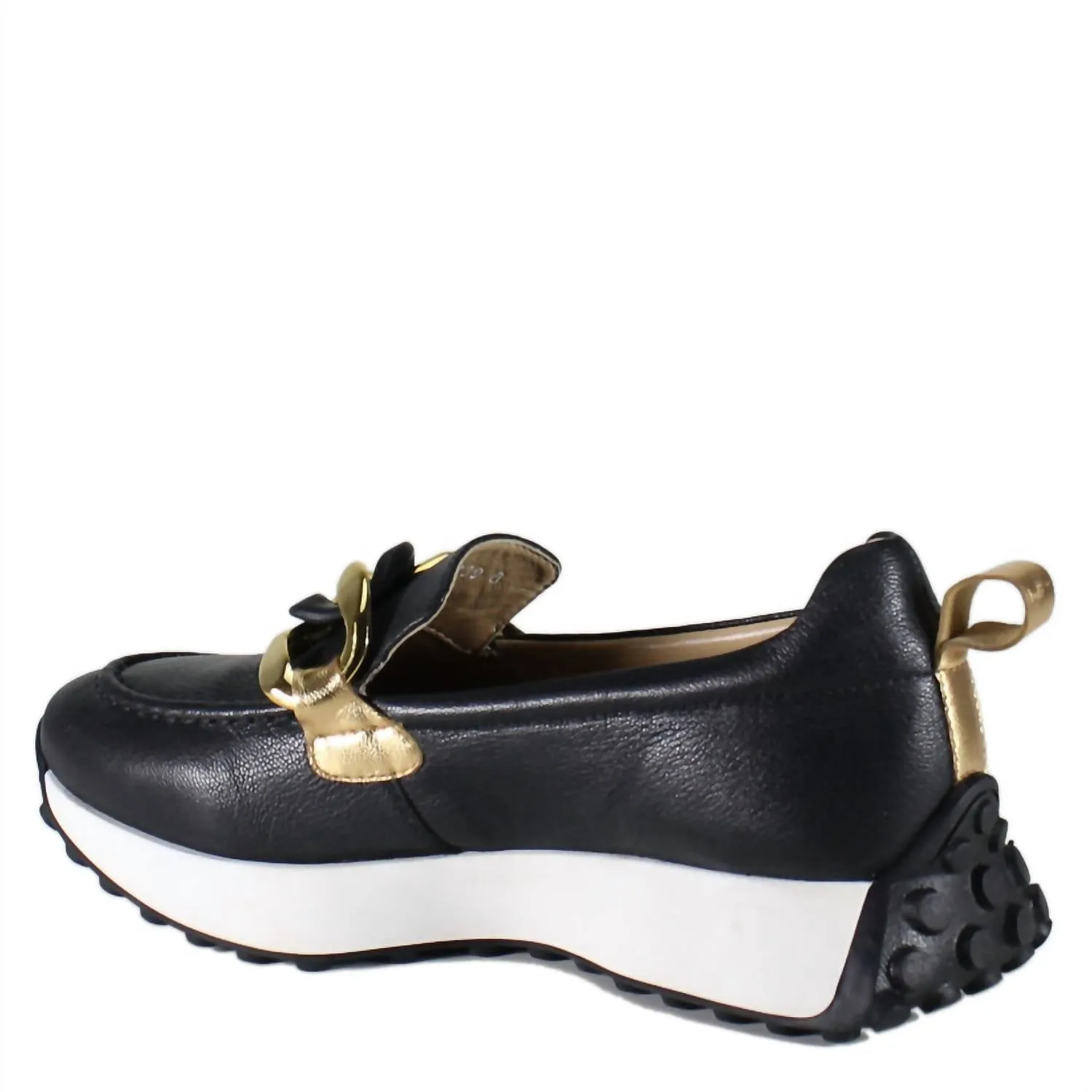 Women's Kind Words Loafer Sneaker In Black/gold