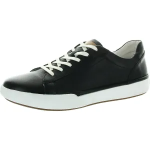 Womens Lace-Up Leather Casual And Fashion Sneakers