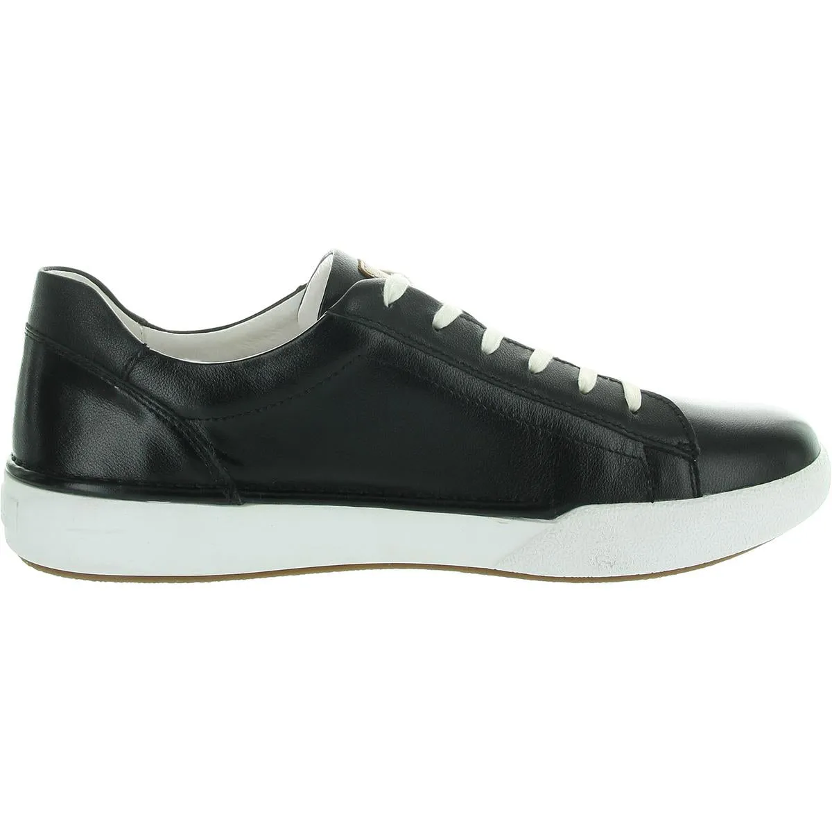 Womens Lace-Up Leather Casual And Fashion Sneakers