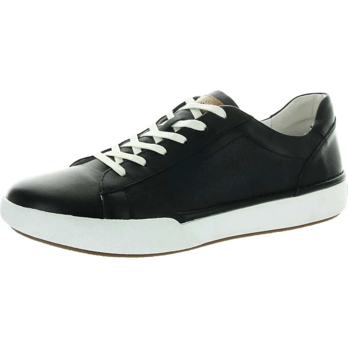 Womens Lace-Up Leather Casual And Fashion Sneakers