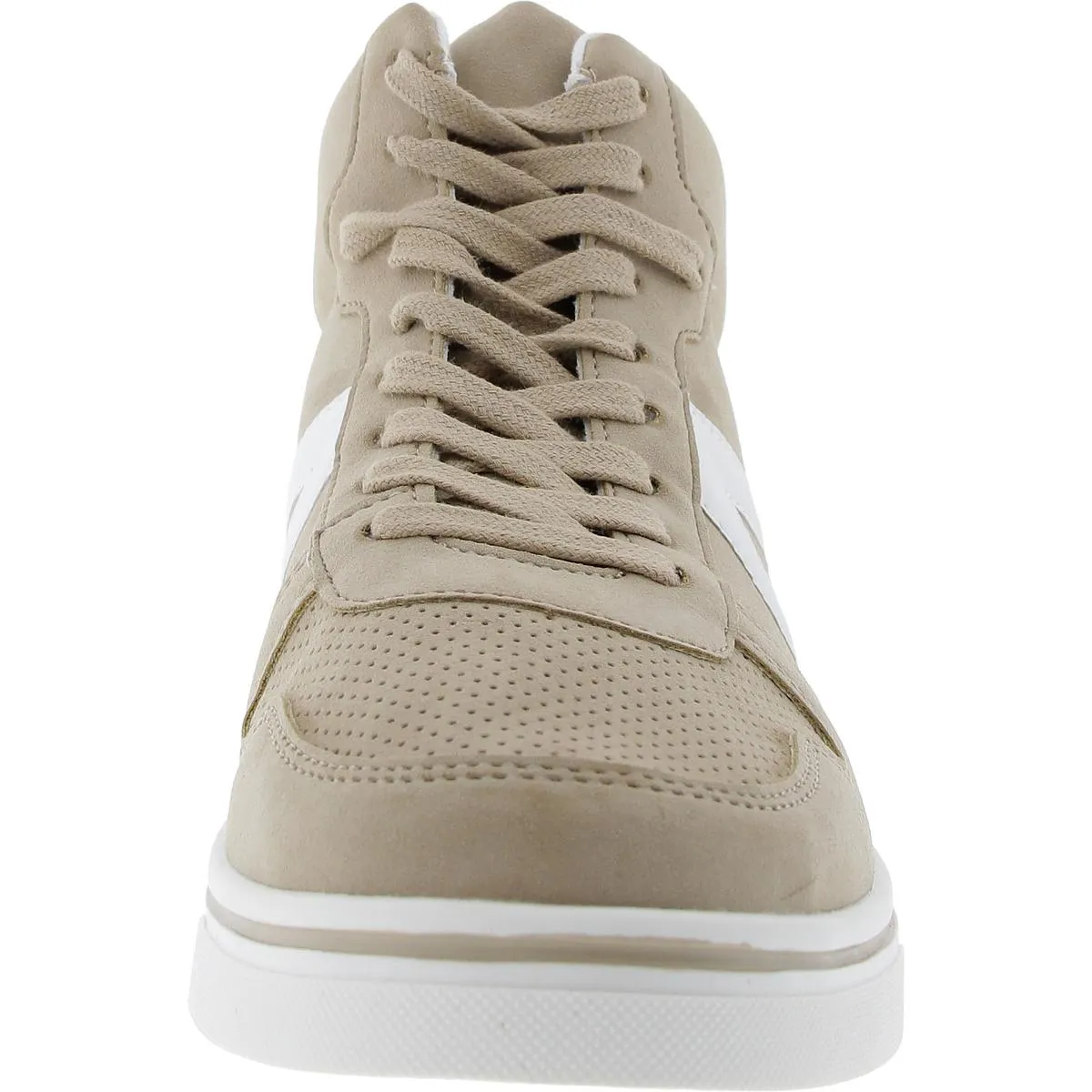 Womens Lace-Up Man Made Casual And Fashion Sneakers