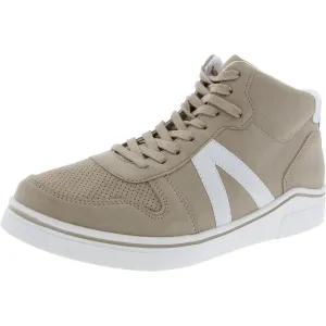 Womens Lace-Up Man Made Casual And Fashion Sneakers