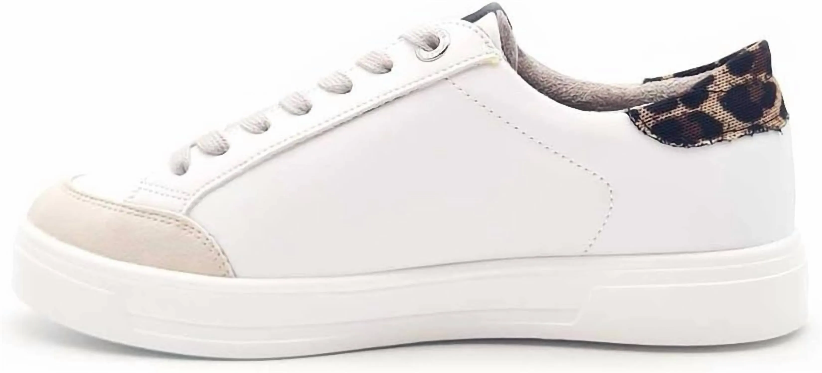 Women's Lace-Up Sneakers In White
