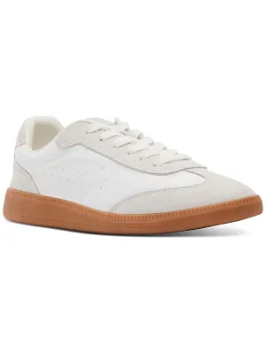 Womens Leather Lace Up Casual And Fashion Sneakers